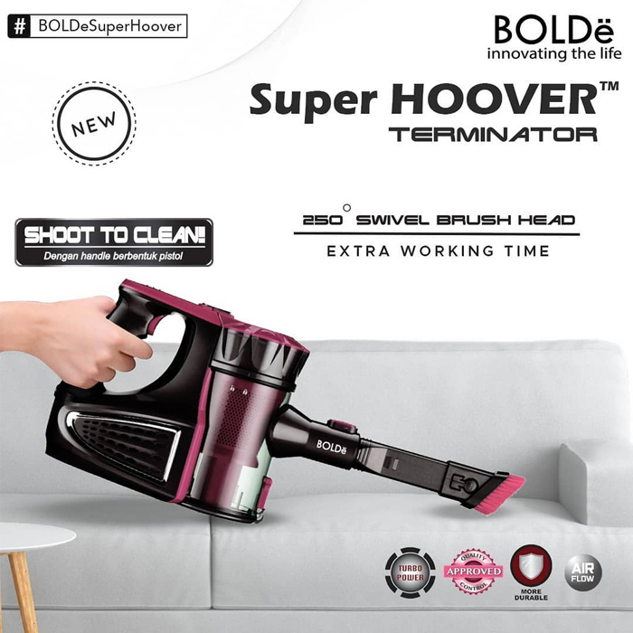 Bolde SUPER HOOVER TERMINATOR Magenta